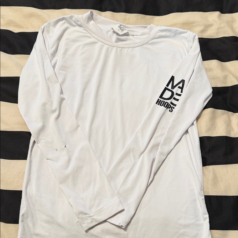 Men's White Long Sleeve Shirt